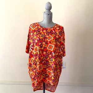 LuLaRoe “IRMA” HIGH-LOW TUNIC OVERSIZED TOP SIZE EXTRA SMALL 🌟NWT🌟